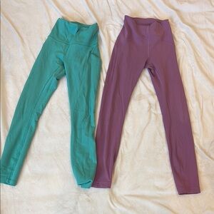 Girls Colorful Leggings Set